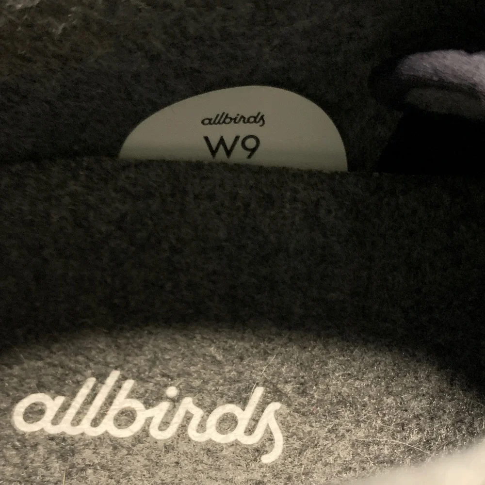 Women Allbirds Midnight Blue Knit Sneakers with White Soles - Picture 5 of 6